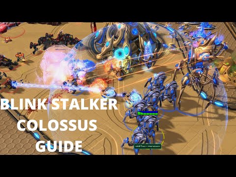 Blink stalker colossus versus Terran | Guide
