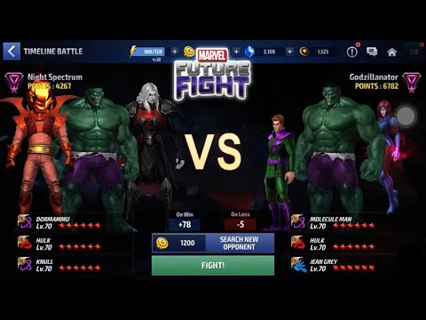 Randomly Facing GODZILLANATOR In Timeline Battle (Throwback) | Marvel Future Fight