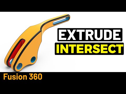 Fusion 360 for Beginners Extrude To Intersect - Exercise 36