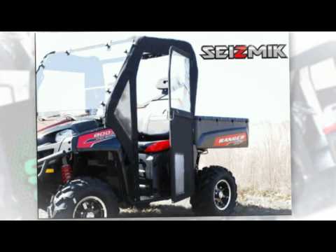 Full Size Polaris Ranger and Mid Size Polaris Ranger UTV Seizmik Full Hinged Doors