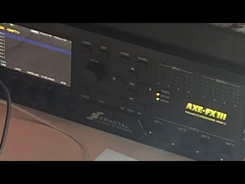 Axe-fx 3 preamp/fx processor mk2 by fractual Unboxing/out of the box play