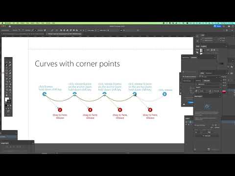 Practice with the Pen Tool in Illustrator: Curves with Corner Points