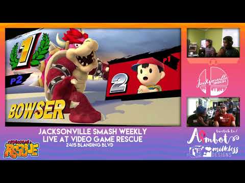 Jax Smash Weekly 5/3 - Static(Ness) vs. World 8(Bowser) Losers R6