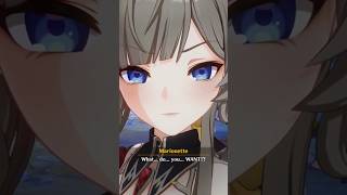 aether make sandrone blush for her cat ears #genshinimpact #tsundere