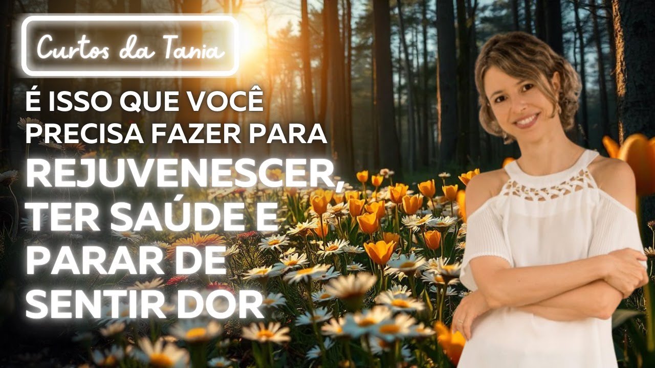 O que fazer para rejuvenescer, reverter cabelo grisalho, ter saúde e parar de sentir dor