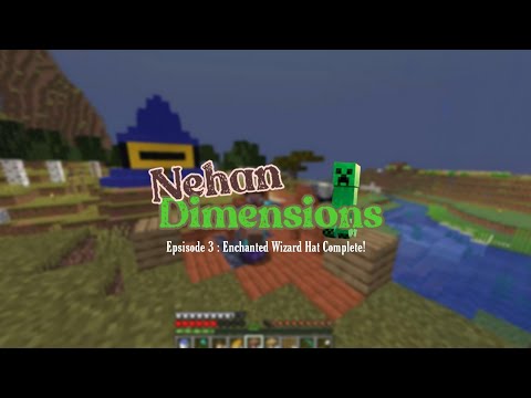 Mike Doozie - ENCHANTED WIZARD HAT COMPLETE! | Nehan Dimensions Survival Multiplayer #3 Ft Azlan Blox | Minecraft