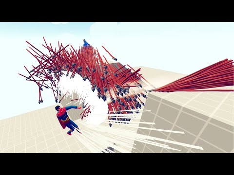 SUPERMAN vs 2x EVERY GODS | Totally Accurate Battle Simulator TABS