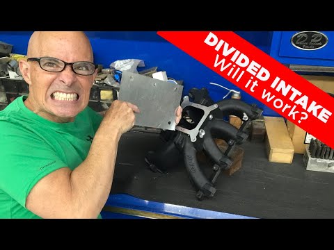 HOW TO: DIY LS INTAKE MODS! CAN I MAKE A HOLLEY 2-PIECE INTAKE BETTER? THE DIVIDED LS SINGLE PLANE!