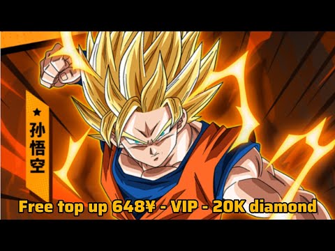Dragon Ball Assault Hero Island Private Server - Free top up 648¥ - VIP - 20K Diamond