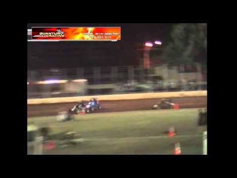Speedcars: A-Main First Turn Pile Up - Kingaroy Speedway