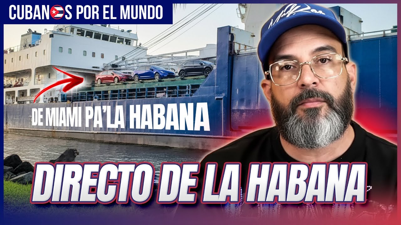 Barco repleto de carros rumbo a Cuba: Otaola desmonta el mito del "bloqueo"