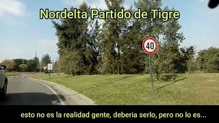 Nordelta - Partido de Tigre - Saliendo del barrio privado Los Alisos