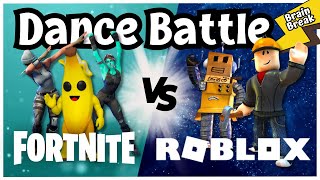 Dance Battle: Fortnite VS Roblox | Brain Break | Just Dance | PE warmup | GoNoodle inspired