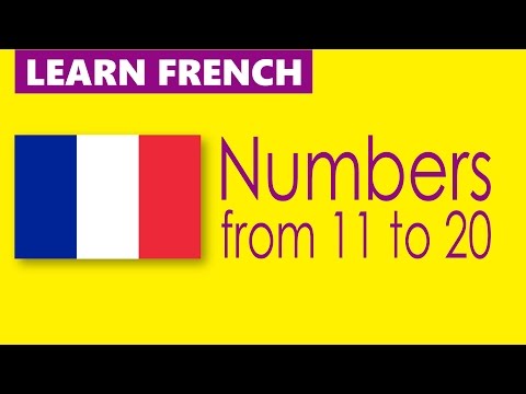 Learn French - Numbers from 11 to 20