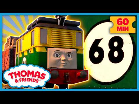 Phillip Learns the Story Behind His Number 68! | Thomas & Friends | 60 Minutes! - Kids TV Series, Kingdom Kids Zone - Thomas & Friends