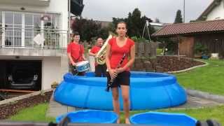 preview picture of video '+++ Cold Water Challenge 2014 +++ Musikkapelle Hinterschmiding +++'