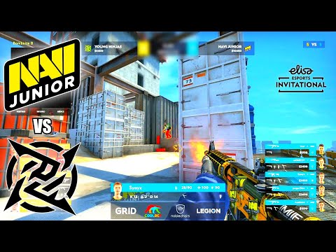 Young Ninjas vs NAVI Junior - Elisa Invitational Summer 2021 Regionals | CSGO HIGHLIGHTS