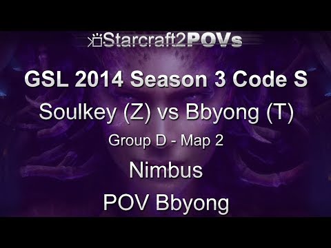 SC2 HotS - GSL 2014 S3 Code S - Soulkey vs Bbyong - Ro32 Group D - Map 2 - Nimbus - Bbyong