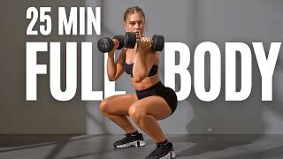 Download lagu 25 MIN FULL BODY CARDIO With Weights Workout - Day 22 mp3