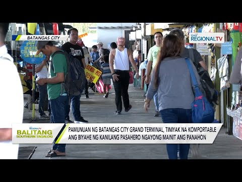 Balitang Southern Tagalog: Karagdagang industrial fan, inilagay sa Batangas City Grand Terminal