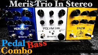 Meris - Enzo Into Polymoon Into Mercury 7: Effect Pedal Combo - Bass