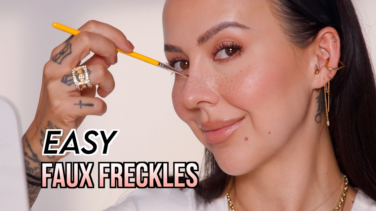 Easy, Natural Looking Faux Freckle Tutorial