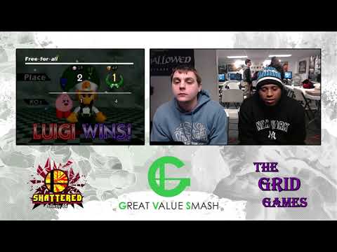 Smash 64: P_dogg | Snowconepaulo (Kirby) V The Yid (Luigi) - Shattered 141 Tournament SSB64