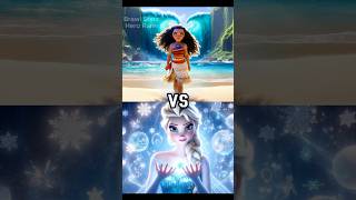 Moana vs Elsa, Maui, Maleficent, Zombie, Alien