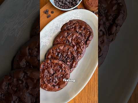 Crackly Chewy Brownie Cookies