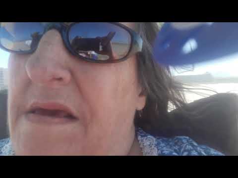 At the beach with joe, lynell and jayden