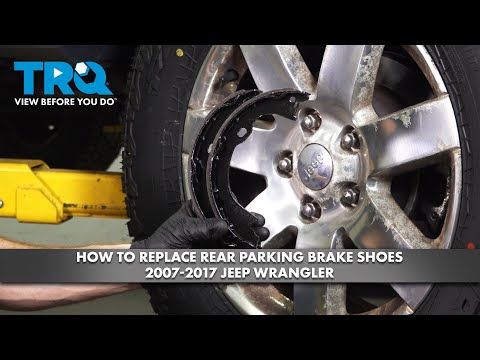 How to Replace Rear Parking Brake Shoes 2007-2017 Jeep Wrangler