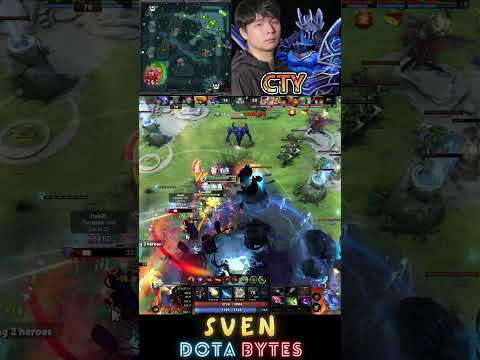 Rampage Alert 😎: Sven double rampage by CTY of Team Zero 🔥 #dota2 #dotabytes