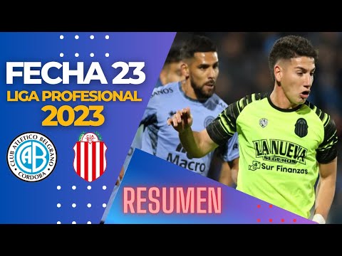 Belgrano vs Barracas Central RESUMEN Fecha 23