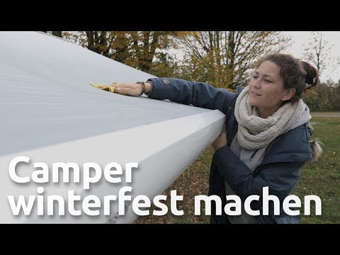 Wohnwagen und Wohnmobil winterfest machen in 16 Schritten