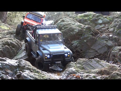 RC CRAWLER 4x4 Group BARCELONA, Trail Crawl Video, Scale 1/10