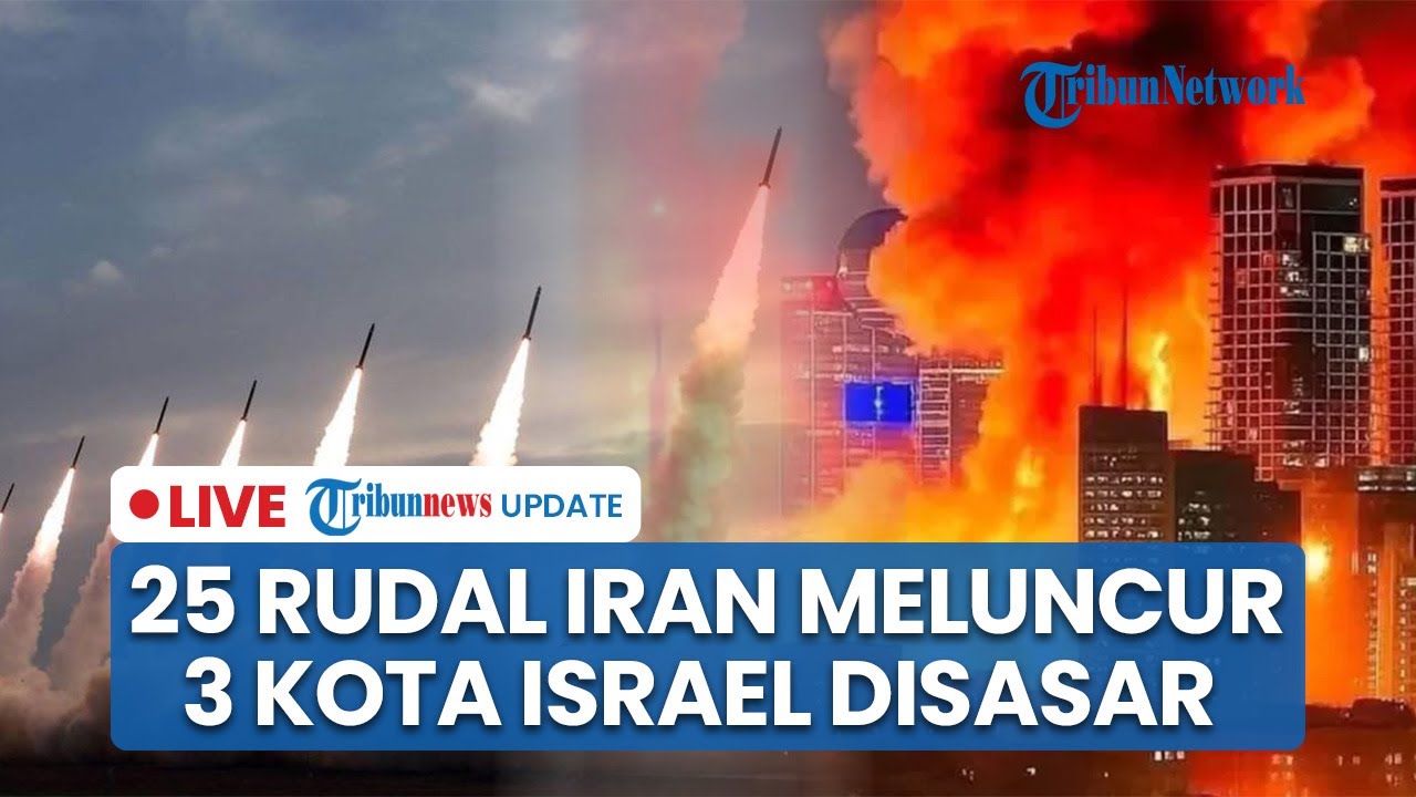 🔴Iran Makin Masif, Tel Aviv Diserbu Puluhan Rudal. AS Pindahkan Puluhan Pesawat dari Timur Tengah