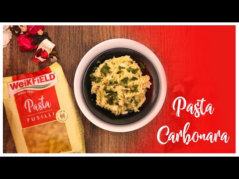 Quick & Creamy Pasta Carbonara Recipe |Pasta Recipe | Weikfield