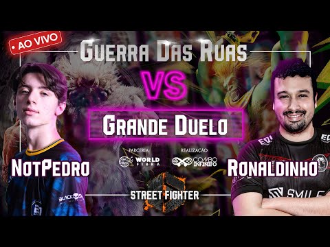 GUERRA DAS RUAS! STREET FIGHTER 6 COMO VOCÊ NUNCA VIU! NotPedro vs Ronaldinho