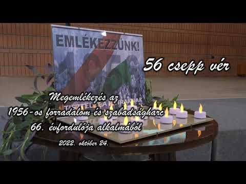 56 csepp vér - a 11. C osztály műsora az 1956-os forradalom és szabadságharc 66. évfordulóján