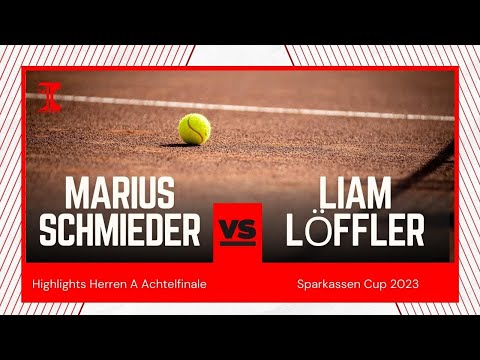 Marius Schmieder gg. Liam Löffler | Match Highlights Sparkassen Cup 2023 Achtelfinale Herren