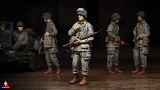 Painting US WWII Paratroopers | Simple Procedure... Realistic Results!