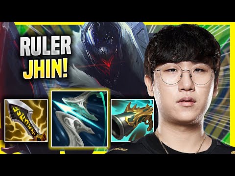 RULER IS SO GOOD WITH JHIN IN KR SOLOQ! - GEN Ruler Plays Jhin ADC vs Kai'sa!