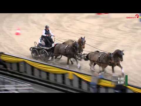 STUTTGART GERMAN MASTERS - Preis der Firma iWEST - Vierspänner - Boyd Exell