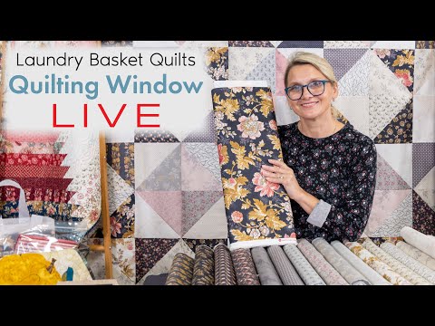 First look at MOONSTONE Fabric Collection! Quilting Window LIVE! - OCT 1, 2021