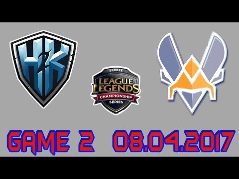 [EU LCS Summer 2017 W9D2] H2K vs VIT Game 2 Highlights | H2K vs Vitality