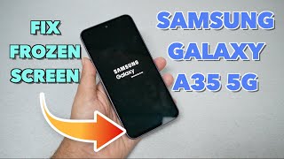 Samsung Galaxy A35 How to fix frozen, Black screen, (force Restart)
