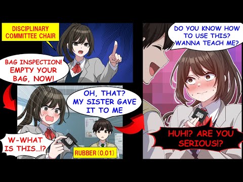 [Manga Dub] The Strict Disciplinary Committee President Searched My Bag…Then She Fell for Me[RomCom]