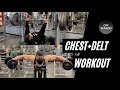 Chest and Shoulder Training | Full Training Session | Off Season