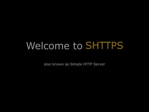 SHTTPS: Simple HTTP Server video thumbnail