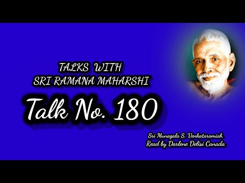 Talks With Sri Ramana Maharshi No. 180 | Bhagawan Talks | Maharshi Talks | Ramana Talks Book Pdf